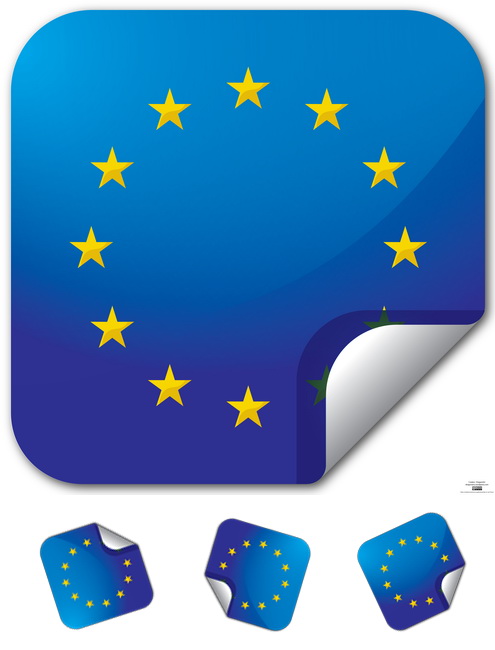Continent Sticker Europe Vector | DragonArtz Designs