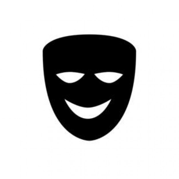 mask theater representing comedy - Icon | Download free Icons
