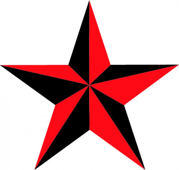 Nautical star of five points | Download free Vector