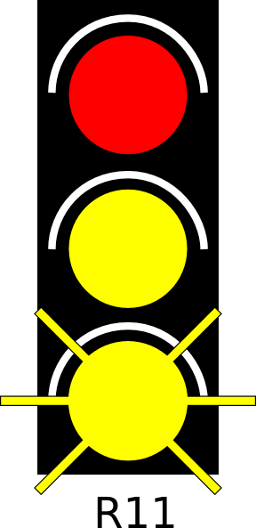 Red Light Traffic Light clip art - vector clip art online, royalty ...