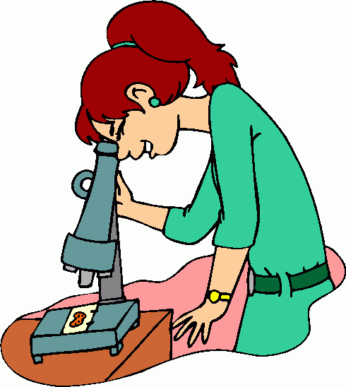 girl_&_microscope_1 clipart - girl_&_microscope_1 clip art