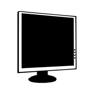 Computer Screen clip art - vector clip art online, royalty free ...