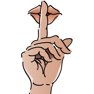 Shh Sign Clip Art