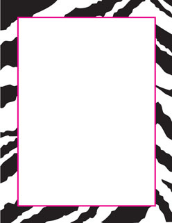 Free Printable Zebra Paper Borders - ClipArt Best