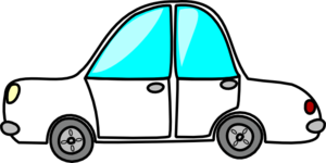 Cartoon White Car Clip Art - vector clip art online ...