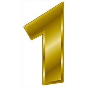 Free gold-number-1 Clipart - Polyvore