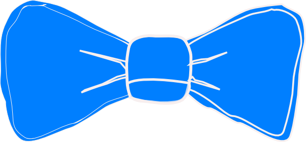 Blue Bow Tie Clip Art - vector clip art online ...