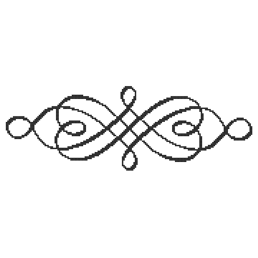 Scroll 1 PDF Cross Stitch Pattern