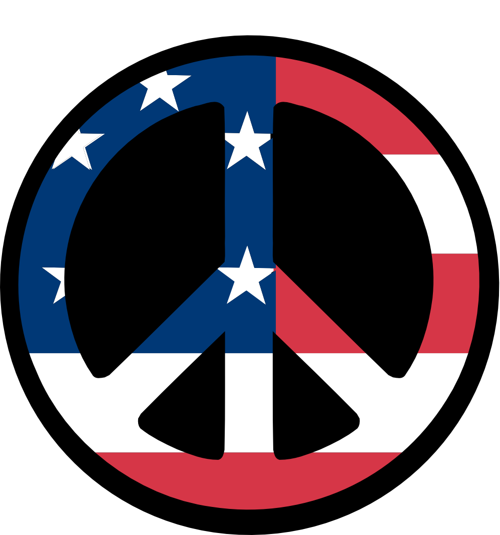 Scalable Vector Graphics American Flag Peace Symbol peacesymbol ...