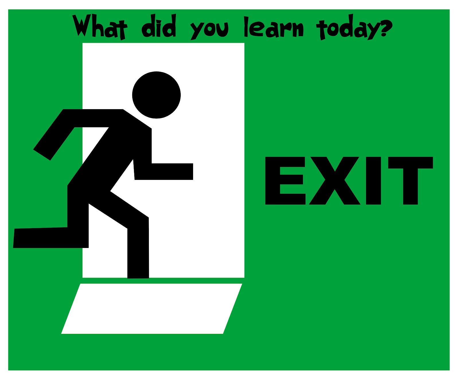 exit slip clipart - photo #25