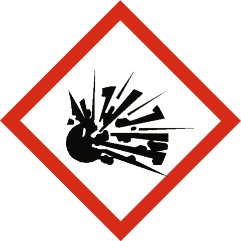 Explosive COSHH Label | Safety-Label.co.uk | Safety Signs, Safety ...