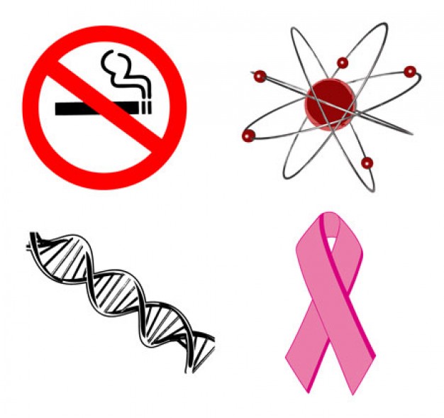 Cancer Icons, Ribbon, Double Helix DNA Strand Design Vectors ...