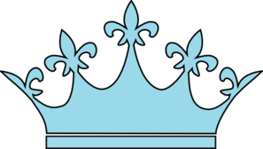 Queen Crown Light Blue Clip Art - vector clip art ...