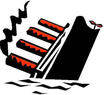 Sinking Boat Cheese Clipart