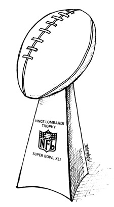Super Bowl Sunday Clipart
