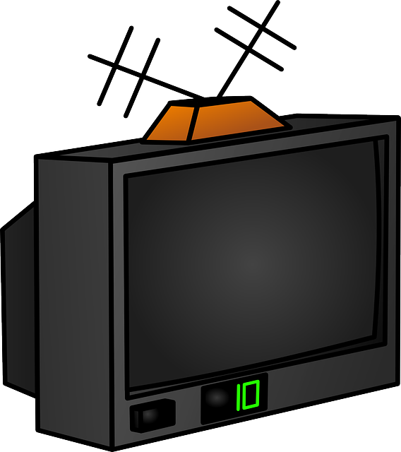 Old Television Clipart