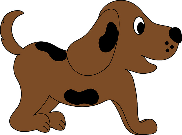 Clip Art Illustration of a Cartoon Puppy | Flickr - Photo Sharing!