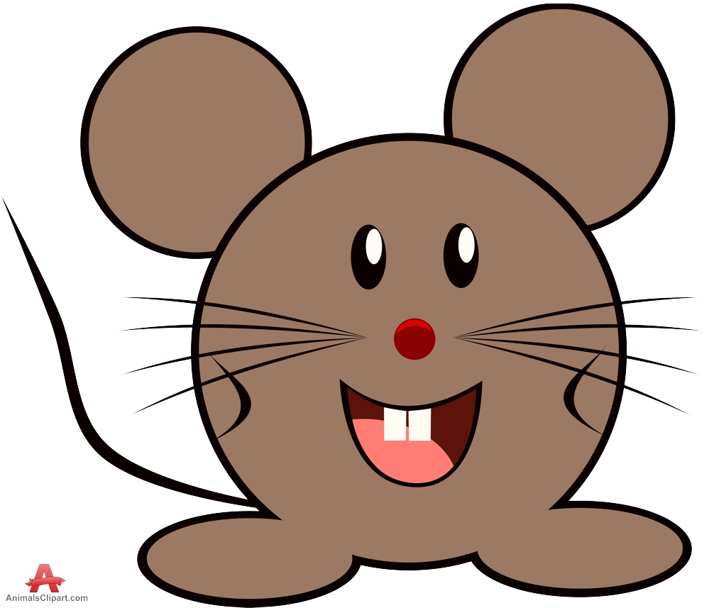 Happy Mouse Cartoon Character Clipart | Free Clipart Design Download