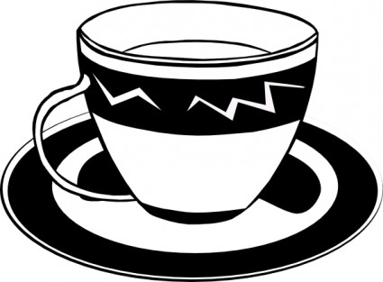 Free clipart tea cup and saucer
