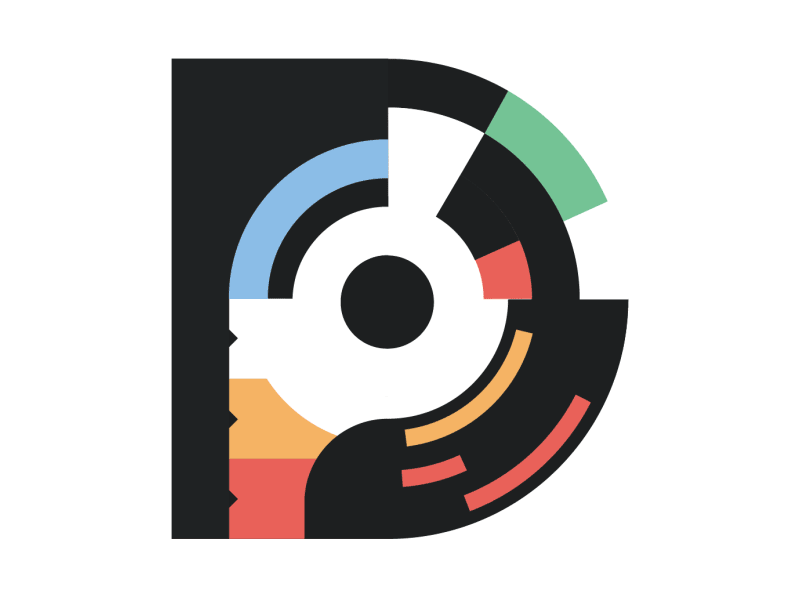 The letter "D" by Courtney Cox - Dribbble