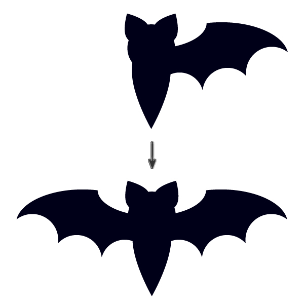 How to Create a Bat Icon in Adobe Illustrator Using Just Simple ...