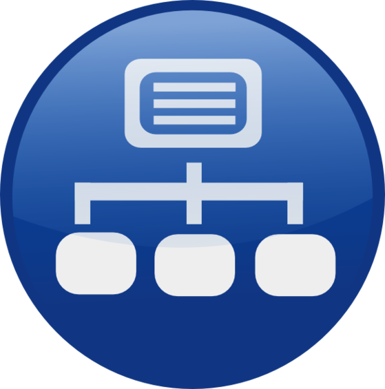 Network diagram clip art