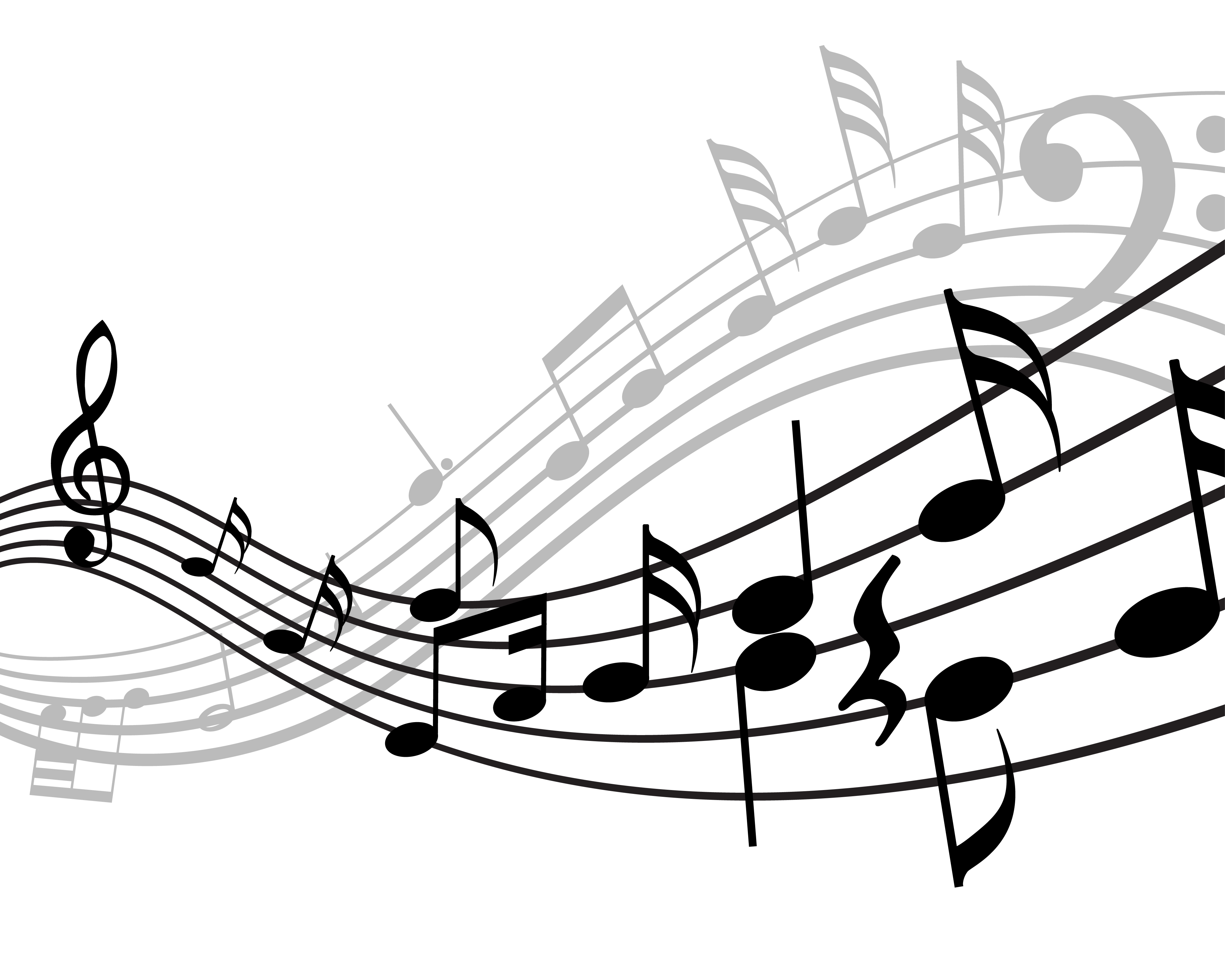 Music Notes Wave - ClipArt Best
