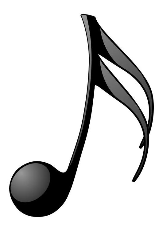 Black music note clipart - Cliparting.com