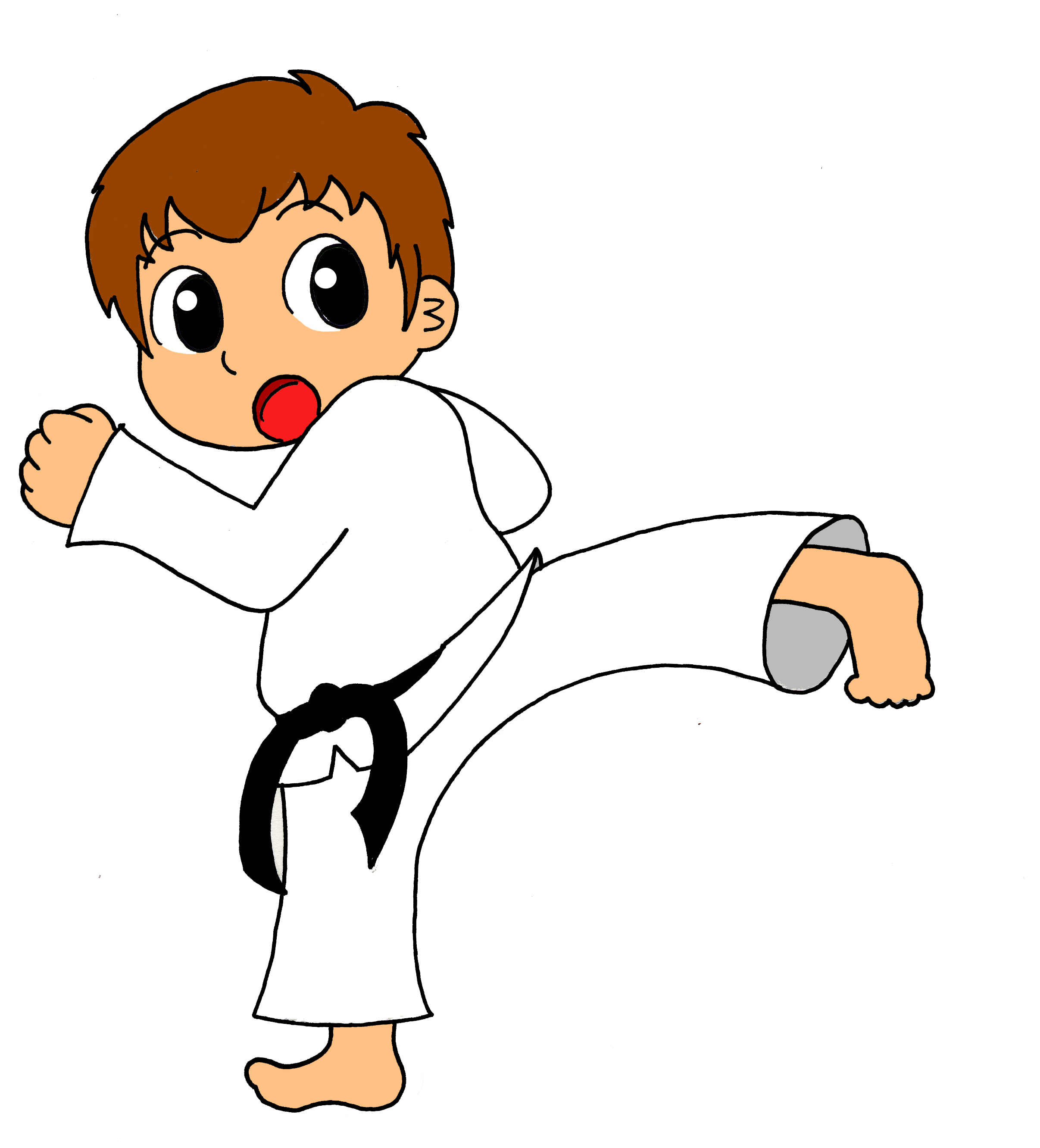 Karate boy clipart - ClipartFox