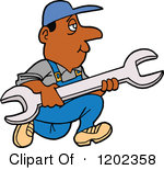 Clipart maintenance man