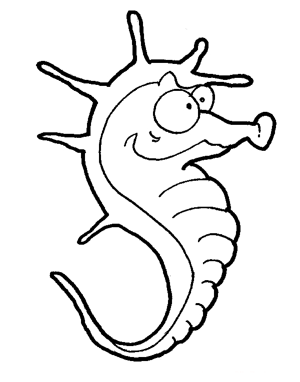 Seahorse coloring page - Animals Town - animals color sheet ...