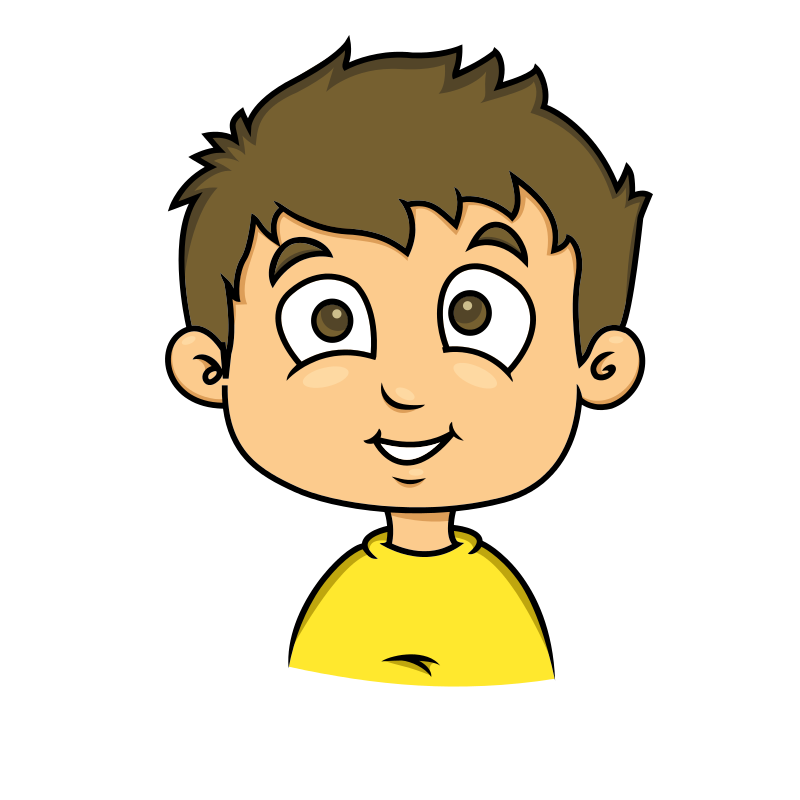 Cartoon Boy Face Clipart