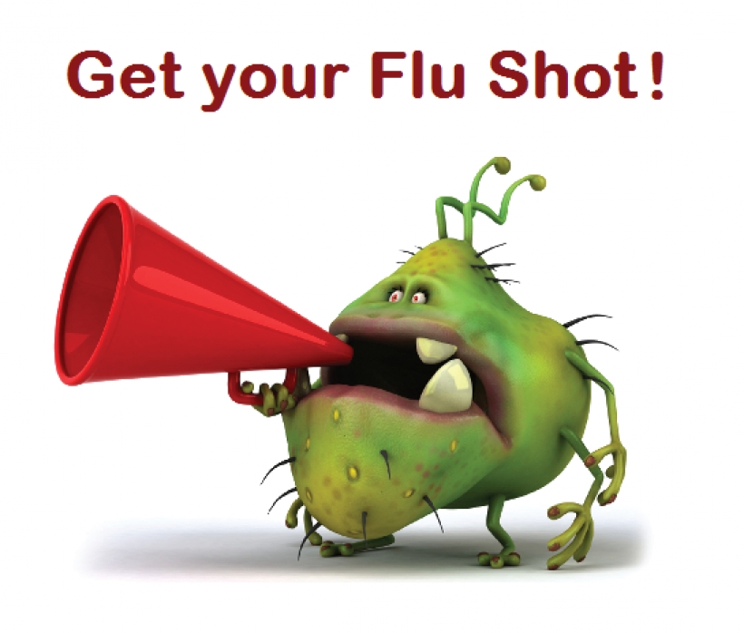 Flu vaccination clipart