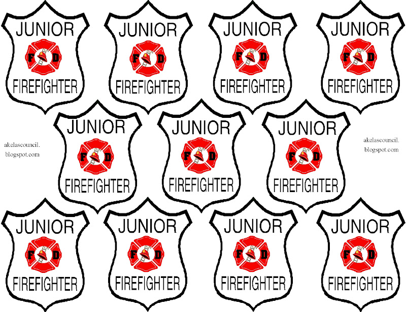 Firefighter Badge Clipart