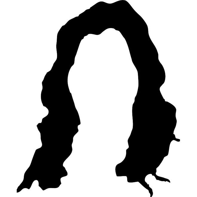 woman hair vector silhouette | free vectors | UI Download
