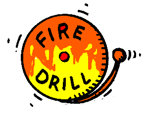 fire drill - Clip Art Gallery
