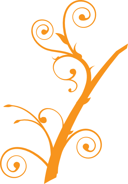 Orange Tree Branch Clip Art - vector clip art online ...