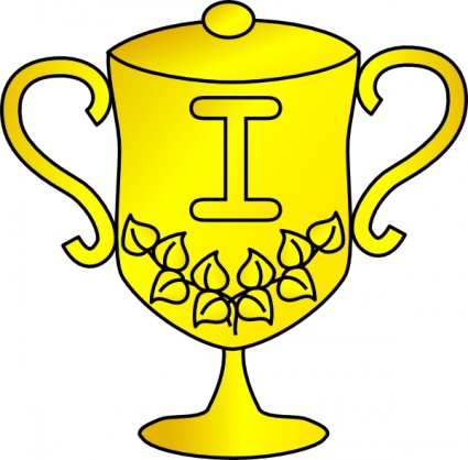 Trophy Award Cup clip art Free vector in Open office drawing svg ...