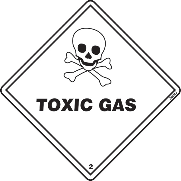 LALIZAS IMO SIGNS - Class 2 - Toxic Gas