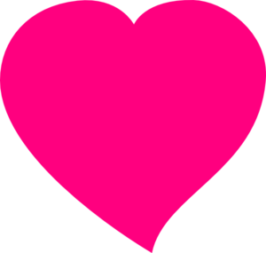 Pink - Heart clip art - vector clip art online, royalty free ...