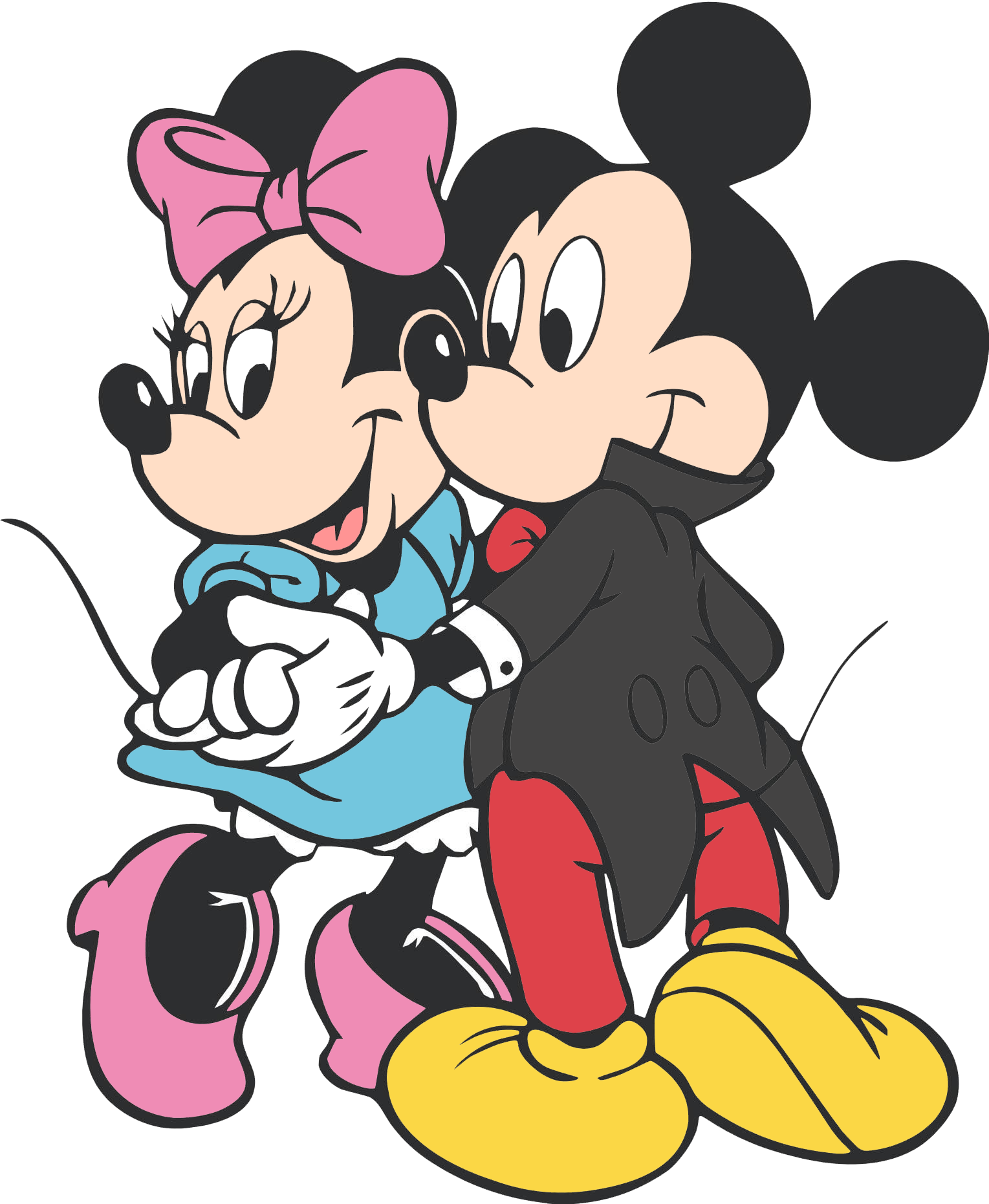 clipart mickey and minnie mouse - photo #6