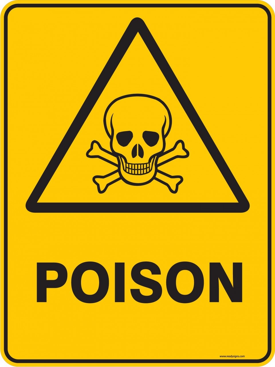 Warning Sign - POISON - Property Signs