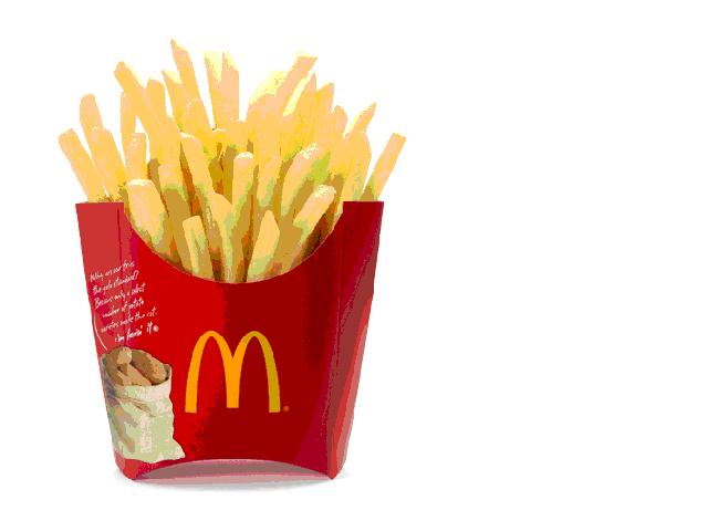 Mcdonalds fries clipart