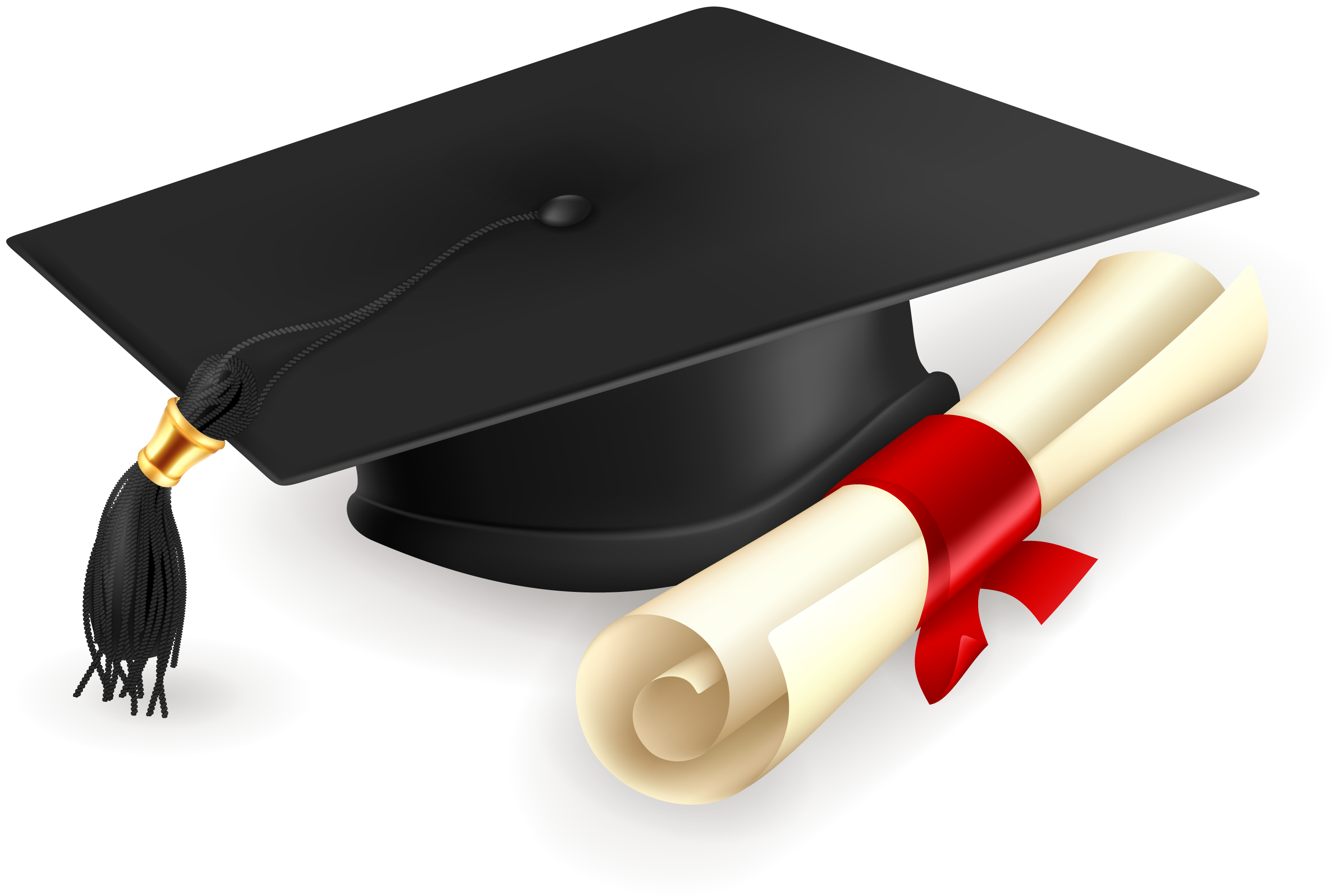 clipart graduation cap and diploma - photo #9