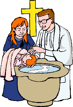 Baby Baptism Clipart