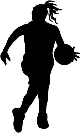 Girl Basketball Player Clipart - Free Clipart Images