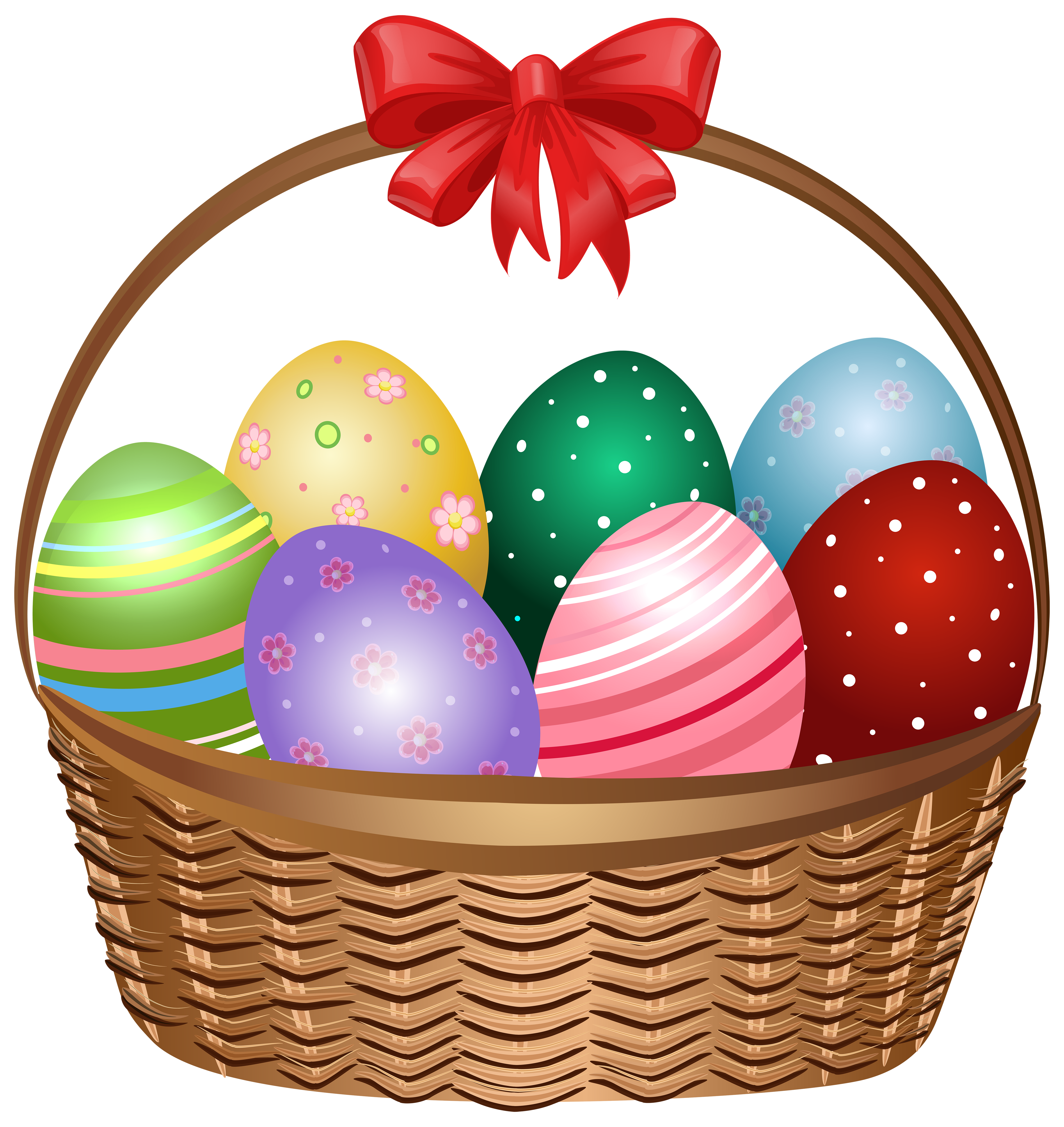 Images of Easter Basket Clipart - Jefney