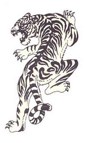 tiger jumping clipart - photo #32