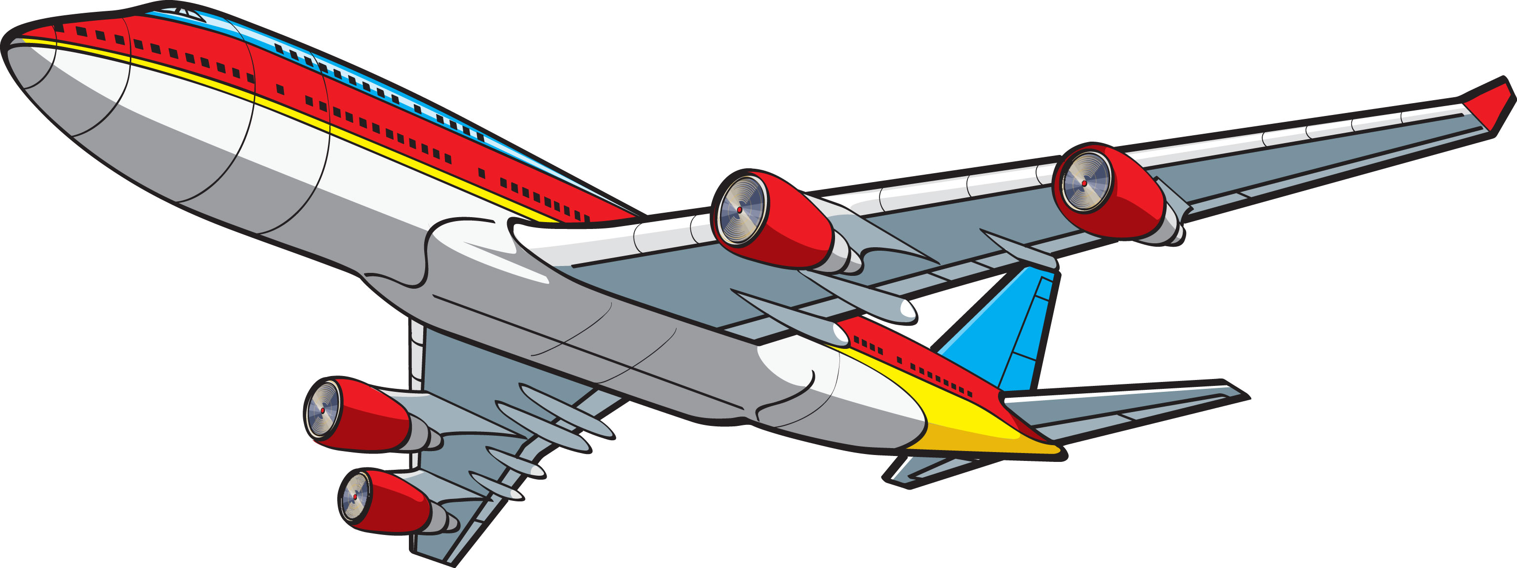 boeing 747 clipart