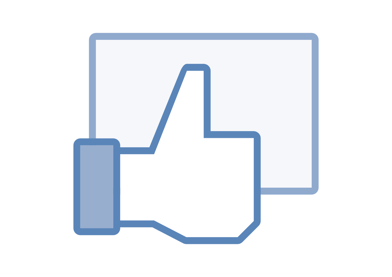 Facebook Like Vector